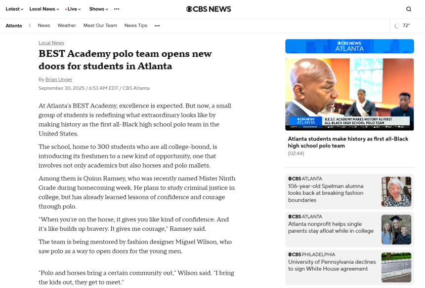 CBS News: BEST Academy CBS News: BEST Academy